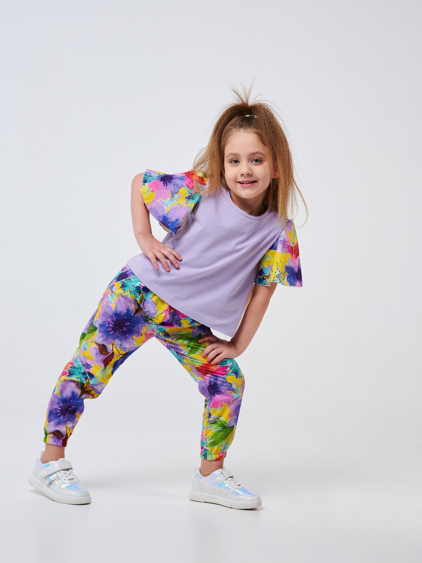 Джоггеры SMIL модель smil_115530-cvety Фото