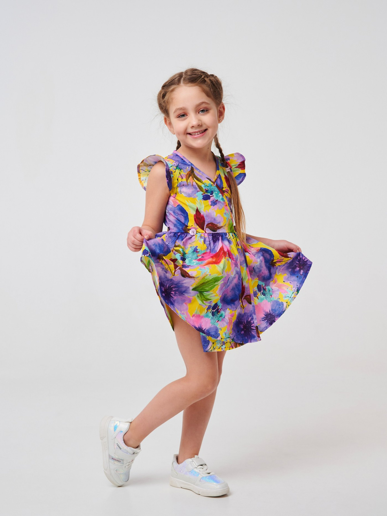 Платье мини SMIL модель smil_120351-cvety Фото