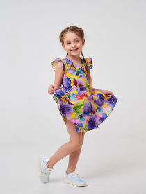 Сукня міні SMIL модель smil_120351-cvety Сукня міні SMIL модель smil_120351-cvety Фото