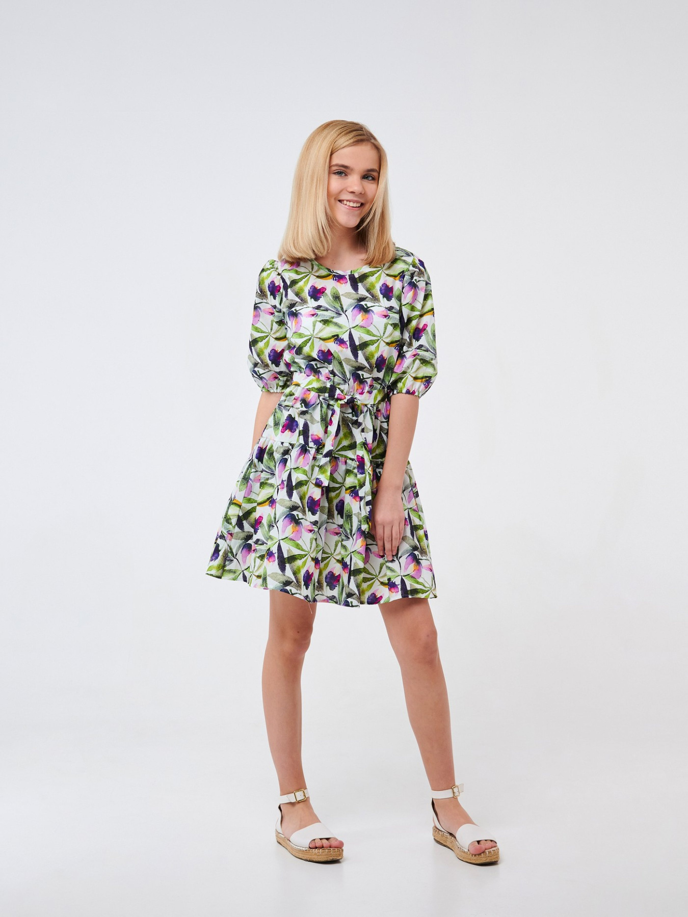 Платье мини SMIL модель smil_120355-polevye-cvety Фото