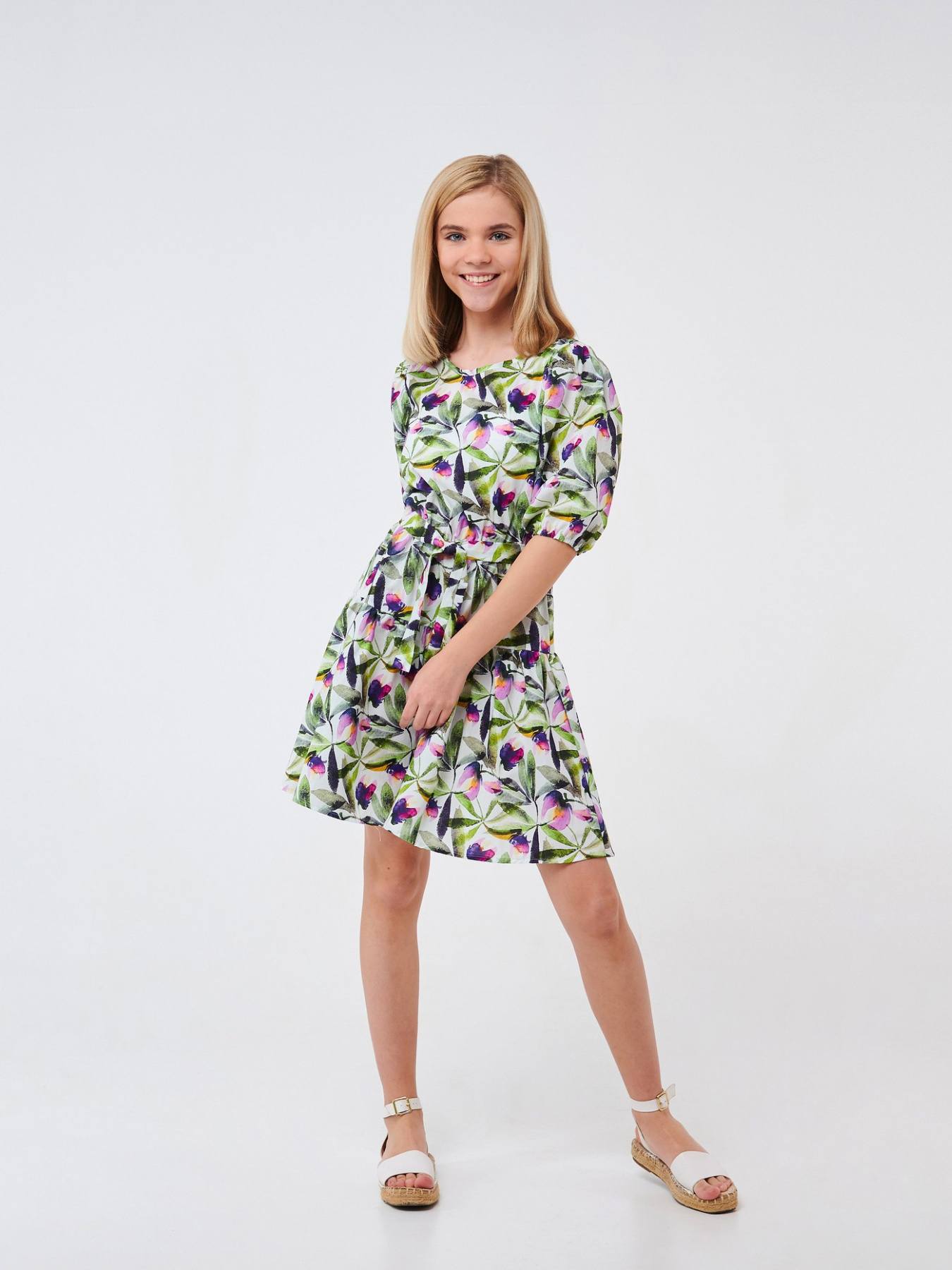 Платье мини SMIL модель smil_120355-polevye-cvety Фото