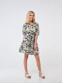 Платье мини SMIL модель smil_120355-polevye-cvety Фото