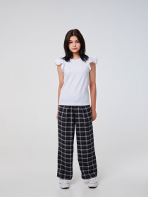 Брюки палаццо SMIL модель smil_115539-tsine-zelenaa-kletka Фото