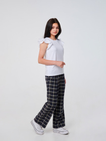 Брюки палаццо SMIL модель smil_115539-tsine-zelenaa-kletka Фото