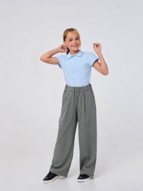 Брюки палаццо SMIL модель smil_115539-cerno-belaa-lapka Фото