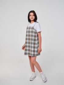 Сарафан SMIL модель smil_120364-bezevaa-kletka Фото