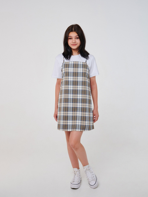 Сарафан SMIL Модель smil_120364-bezevaa-kletka Фото