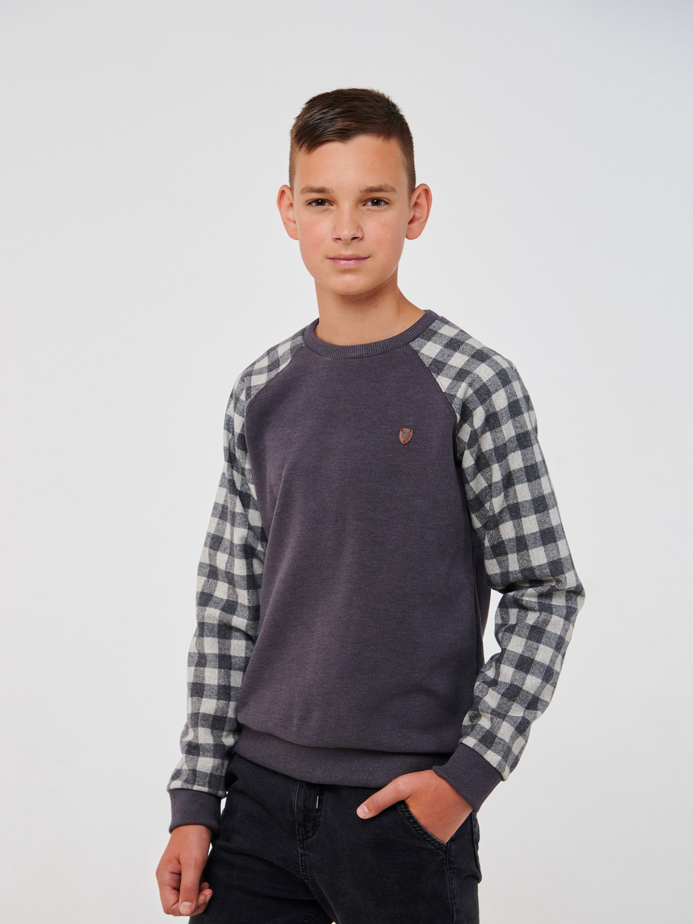 Джемпер SMIL модель smil_116581-seraa-kletka Фото