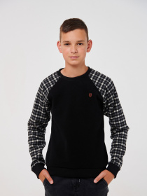 Джемпер SMIL модель smil_116581-cerno-belaa-kletka Фото