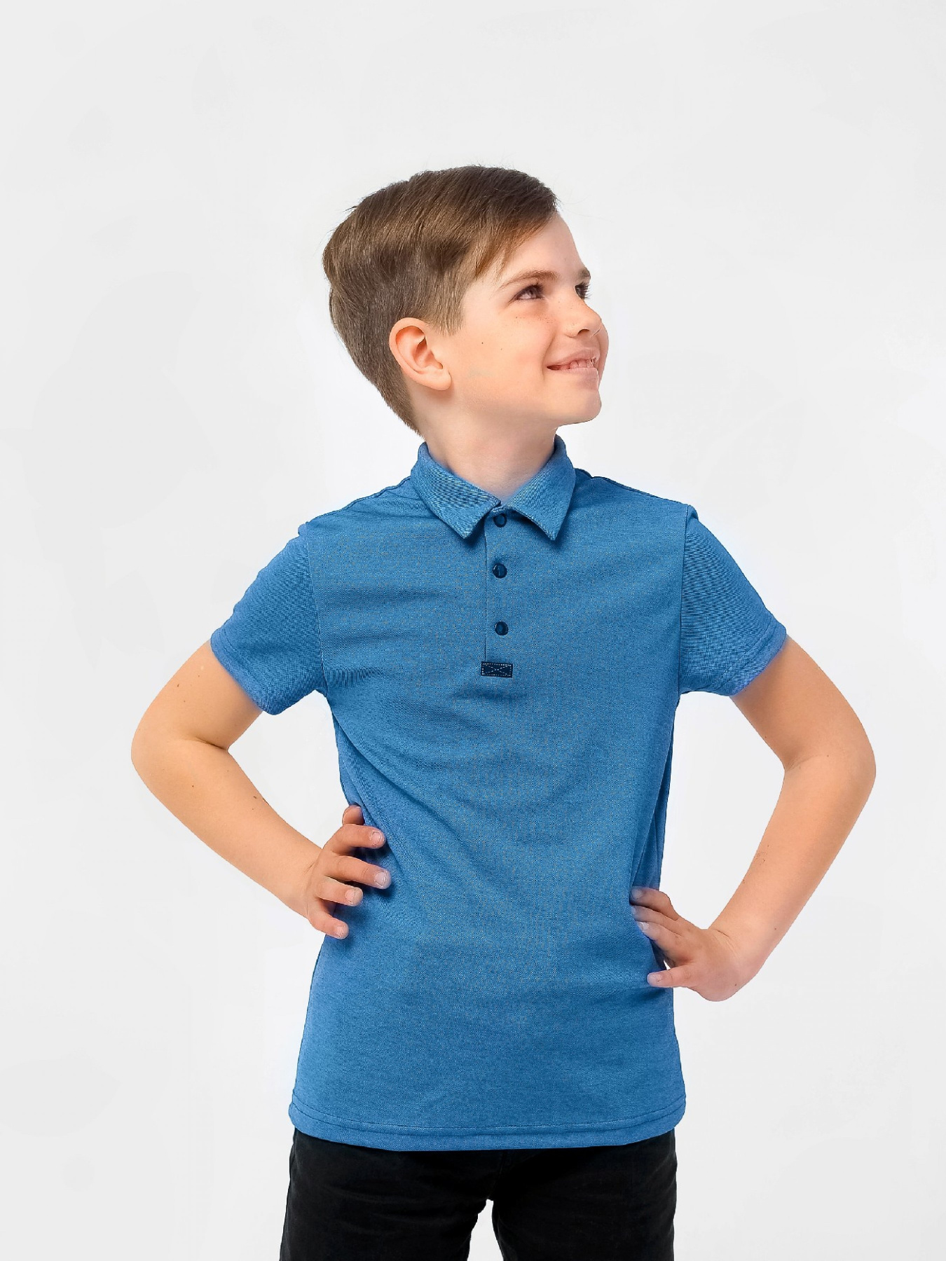 Поло SMIL Модель smil_114716-temnyj-dzins Фото