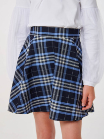 Спідниця міні SMIL модель smil_120361-tsine-golubaa-kletka Фото