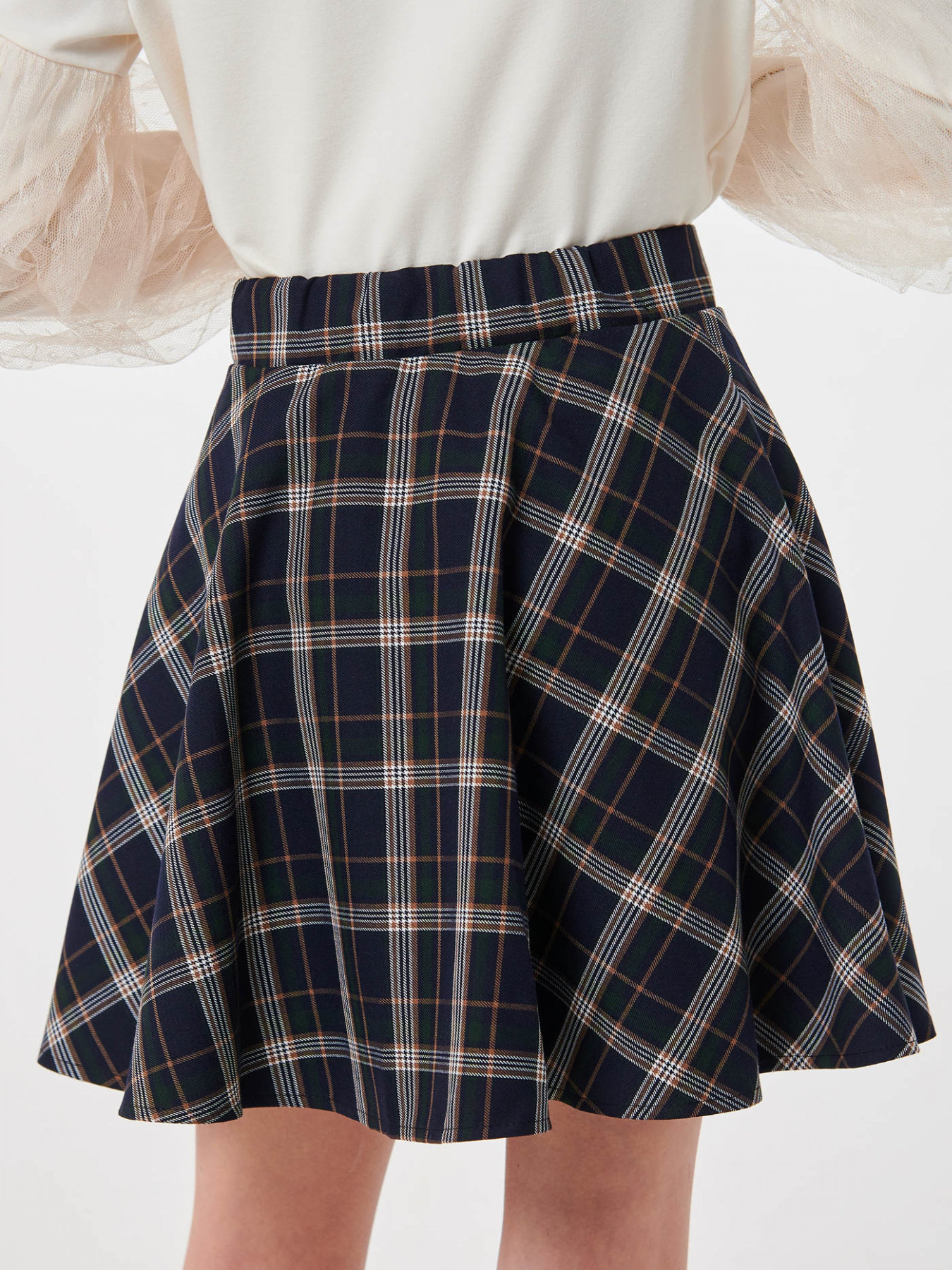 Юбка мини SMIL модель smil_120361-tsine-zelenaa-kletka Фото