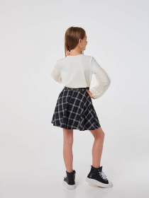 Юбка мини SMIL модель smil_120361-tsine-zelenaa-kletka Фото