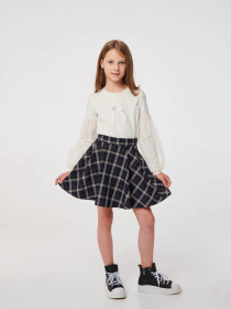 Спідниця міні SMIL модель smil_120361-tsine-zelenaa-kletka Фото