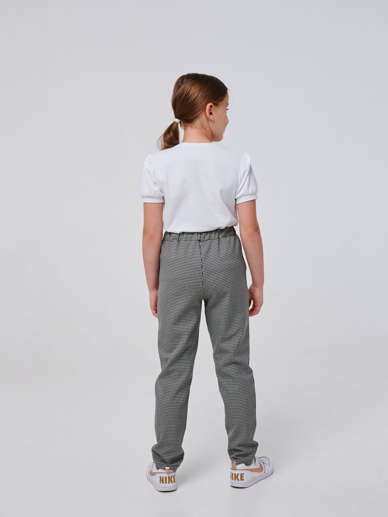 Брюки повседневные SMIL модель smil_115537-cerno-belaa-lapka Фото