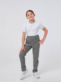 Брюки повседневные SMIL модель smil_115537-cerno-belaa-lapka Фото