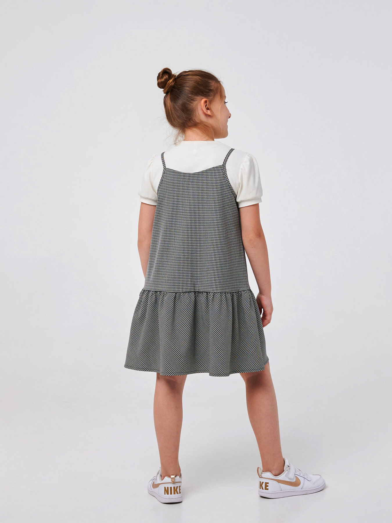 Сарафан SMIL модель smil_120362-cerno-belaa-lapka Фото