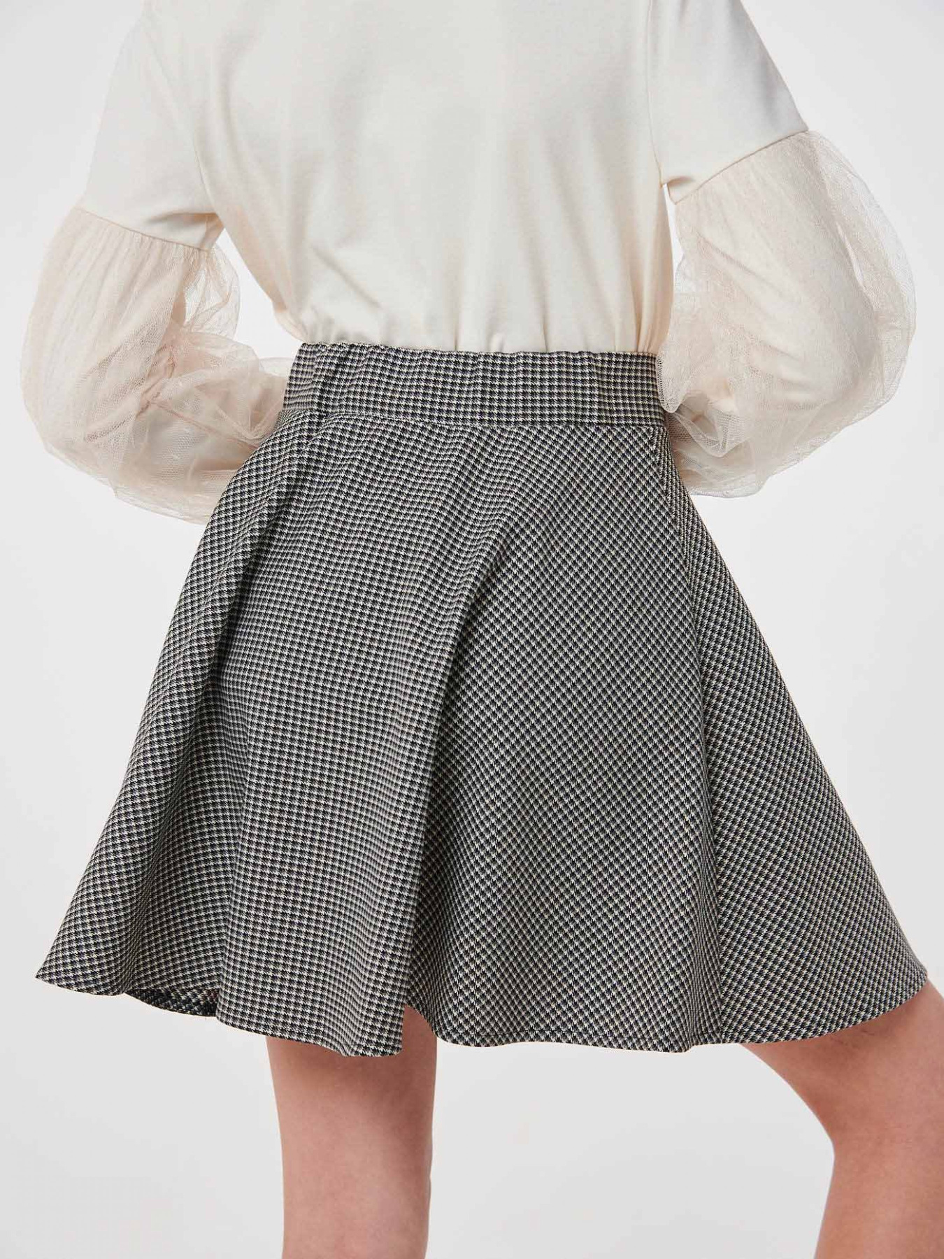 Спідниця міні SMIL Модель smil_120361-cerno-belaa-lapka Фото