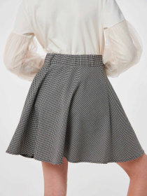 Спідниця міні SMIL Модель smil_120361-cerno-belaa-lapka Фото