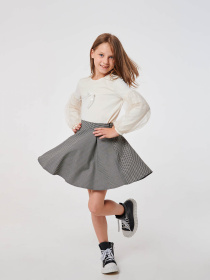 Спідниця міні SMIL модель smil_120361-cerno-belaa-lapka Фото