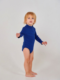 Боди для младенцев SMIL модель smil_102732-poloska-na-sinem Фото