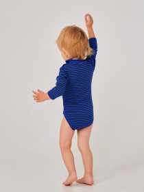 Боди для младенцев SMIL модель smil_102732-poloska-na-sinem Фото