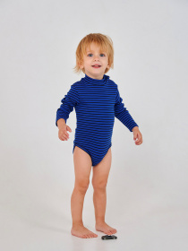 Боди для младенцев SMIL модель smil_102732-poloska-na-sinem Фото