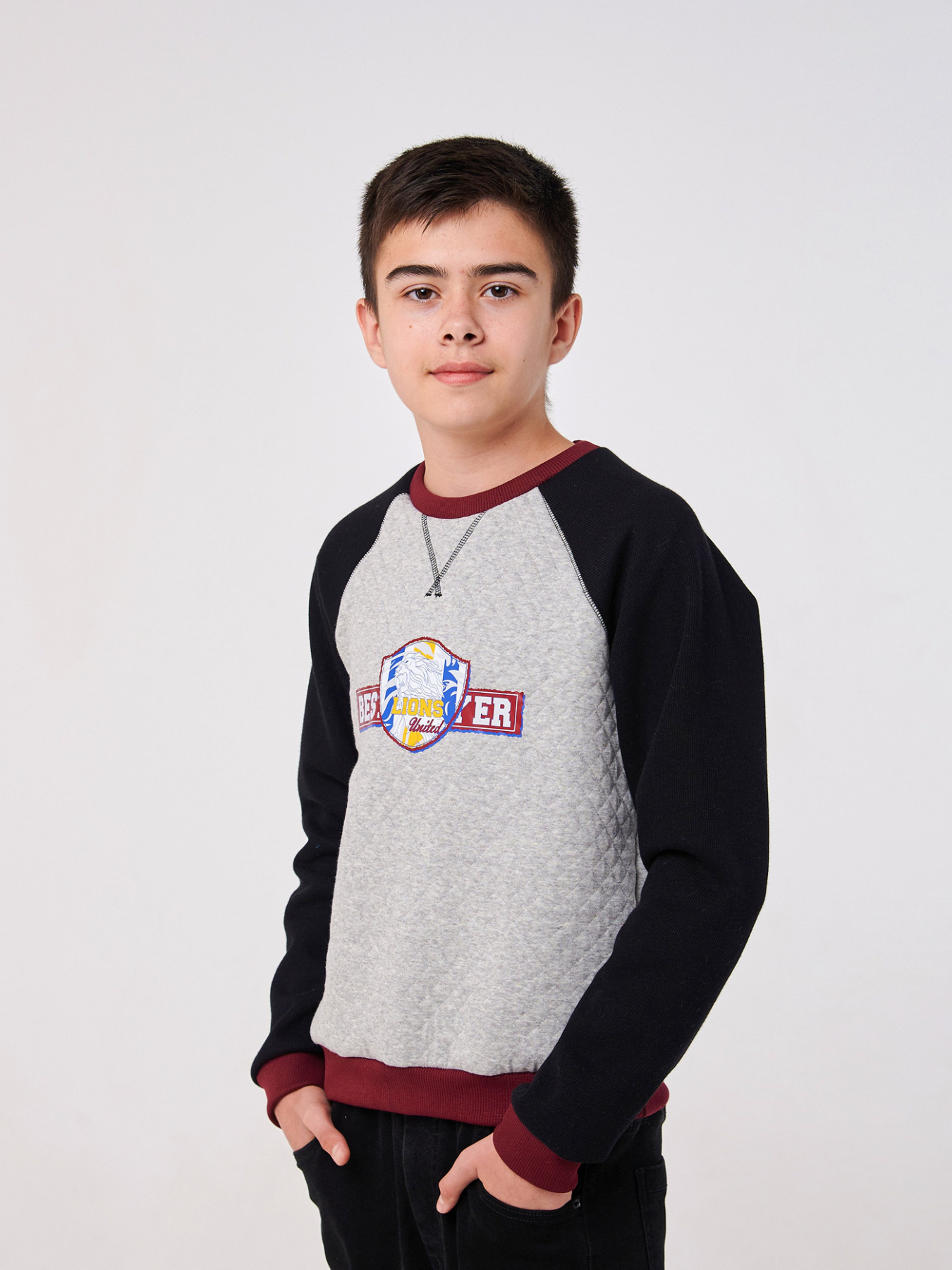 Свитшот SMIL модель smil_116602-seryj Фото