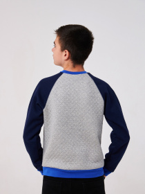 Свитшот SMIL модель smil_116602-seryj-melanz Фото