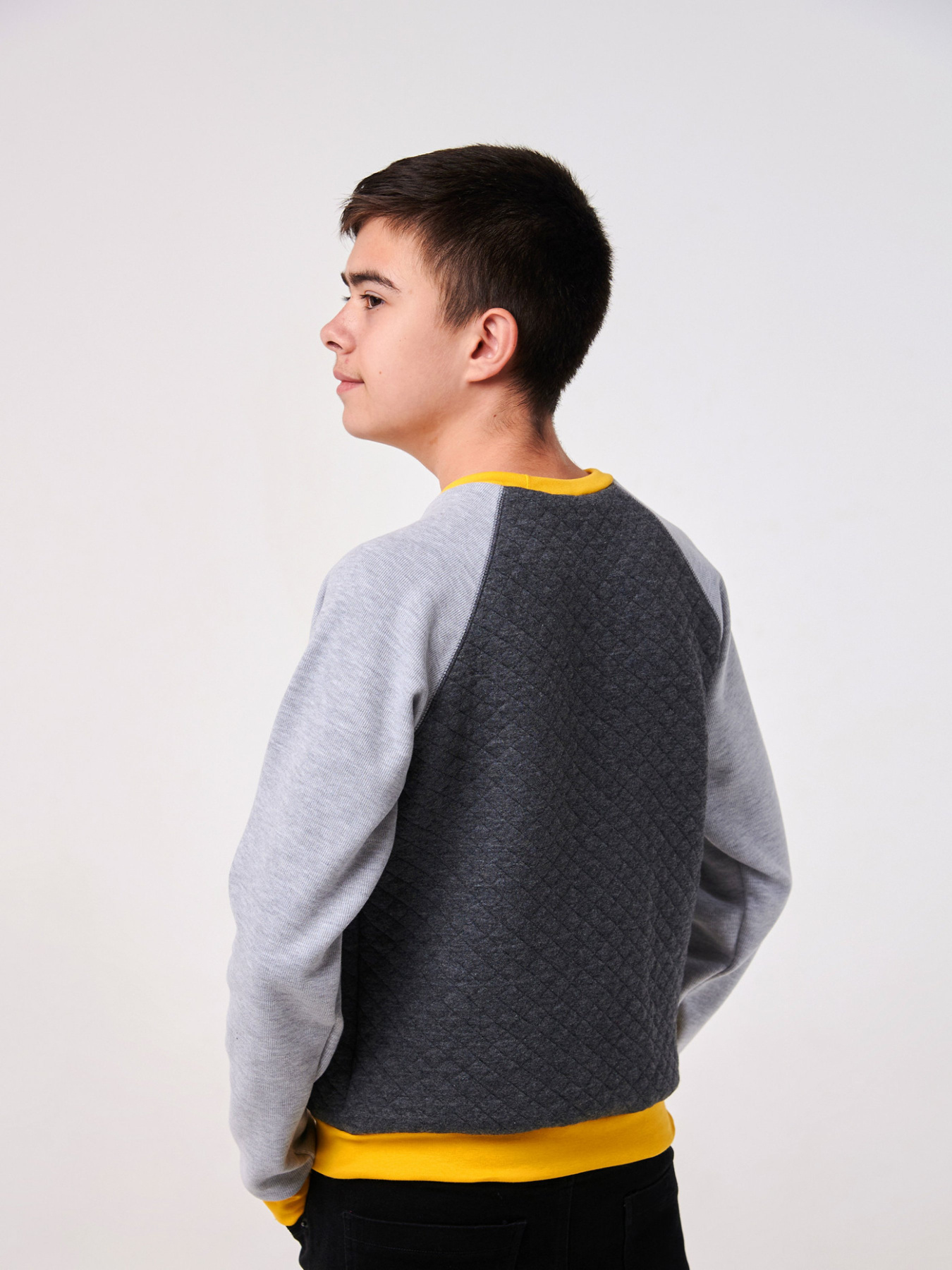 Свитшот SMIL модель smil_116602-temno-seryj-melanz Фото