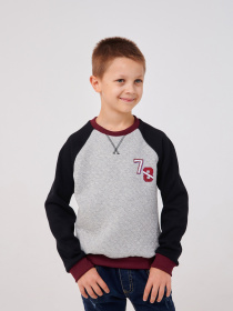 Свитшот SMIL модель smil_116600-seryj Фото