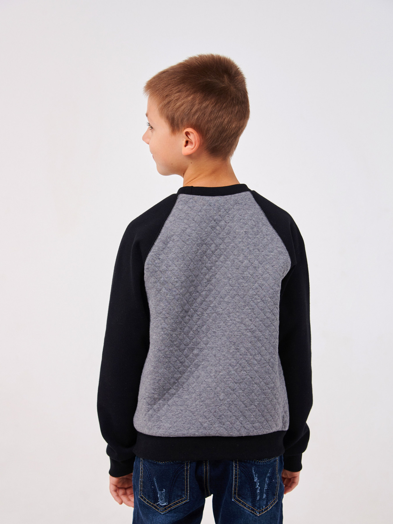 Свитшот SMIL модель smil_116600-seryj-melanz Фото