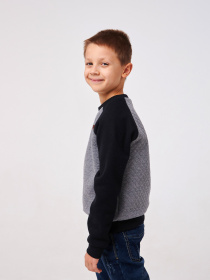 Свитшот SMIL модель smil_116600-seryj-melanz Фото