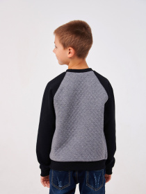 Свитшот SMIL модель smil_116600-seryj-melanz Фото