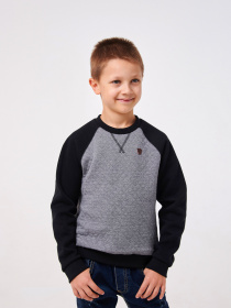 Свитшот SMIL модель smil_116600-seryj-melanz Фото