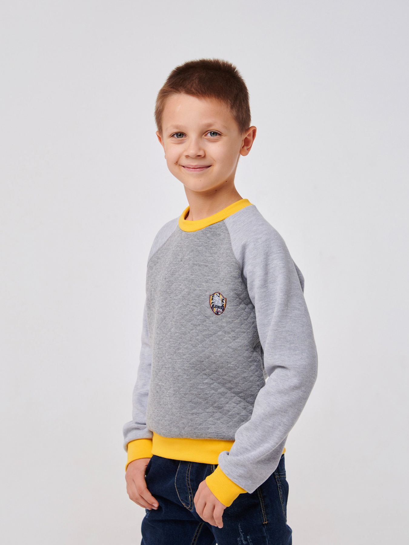 Свитшот SMIL модель smil_116600-temno-seryj-melanz Фото