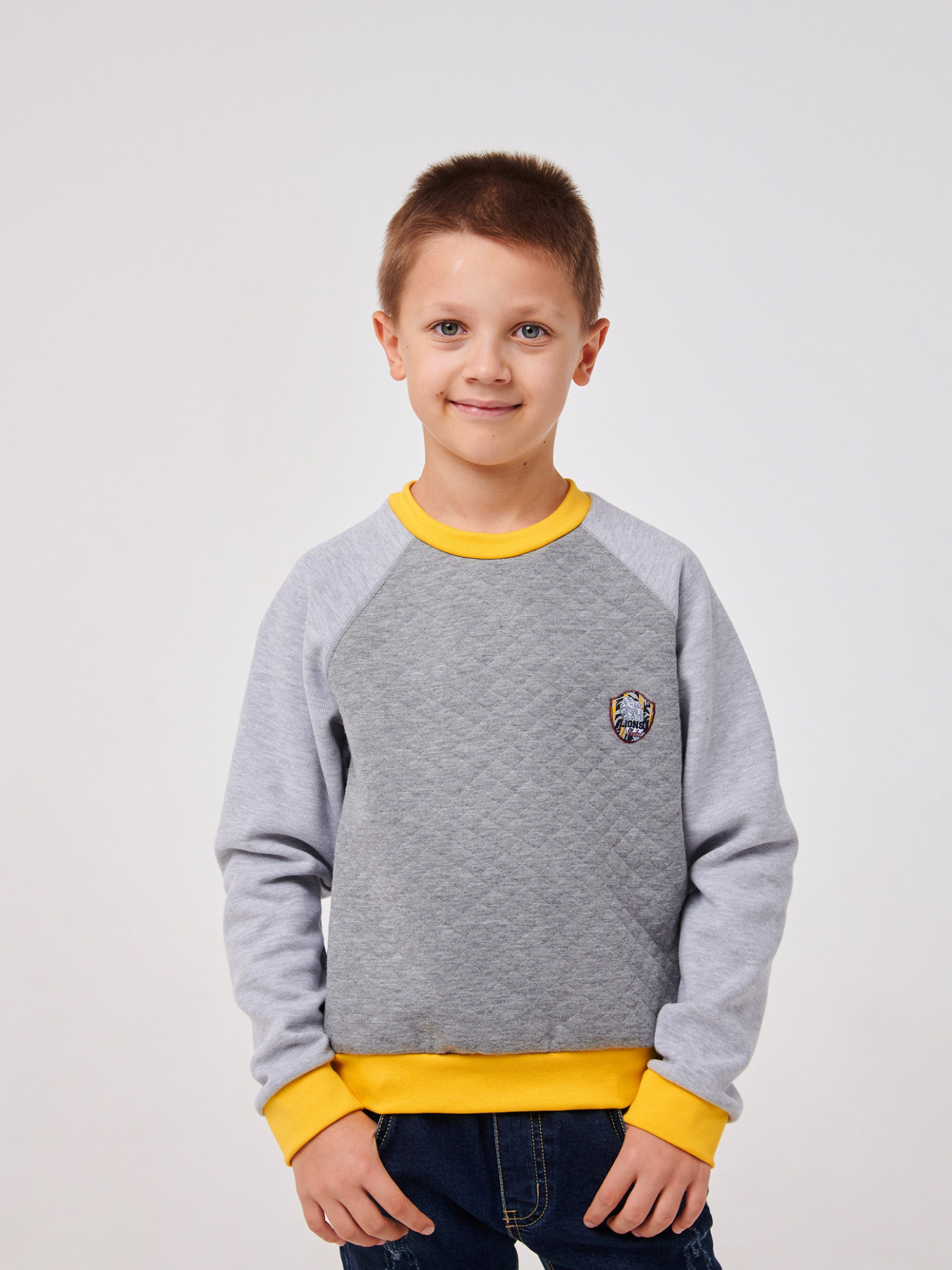 Свитшот SMIL модель smil_116600-temno-seryj-melanz Фото