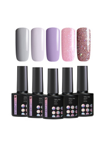 Набір 5 шт гель-лаки для нігтів Reglance модель 30001 Фото
