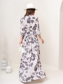 Сукня максі ISSA Plus модель 14071_beige Сукня максі ISSA Plus модель 14071_beige Фото