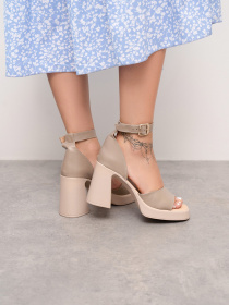 Босоножки ISSA Plus модель OB2-246_beige Босоножки ISSA Plus модель OB2-246_beige Фото