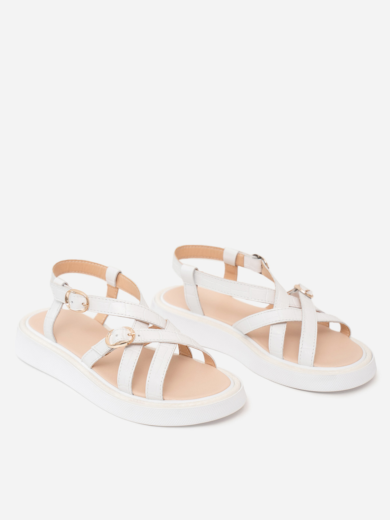 Сандалии ISSA Plus модель OB2-264_white Фото