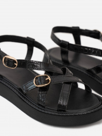 Сандалии ISSA Plus модель OB2-264_black Фото