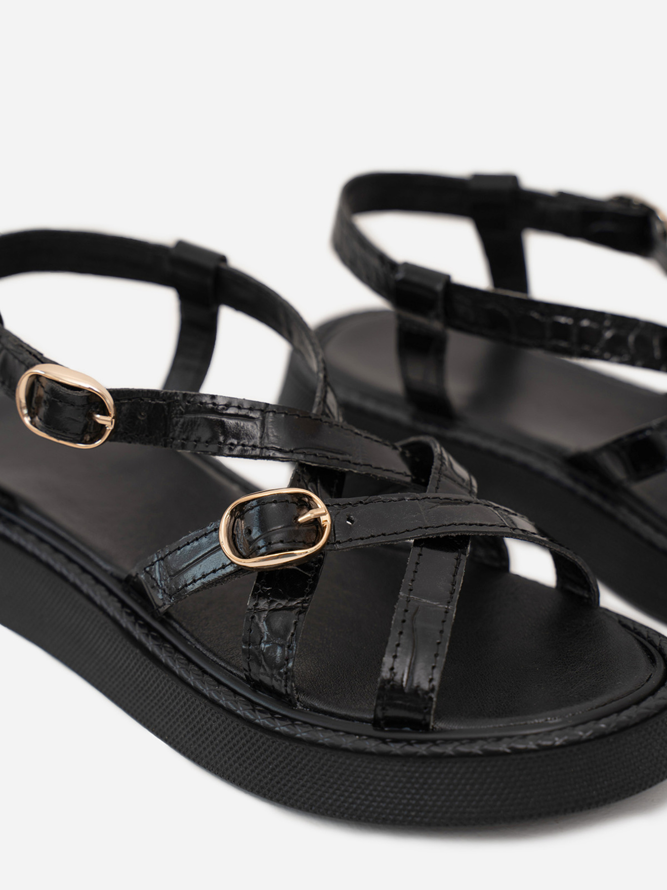 Сандалии ISSA Plus модель OB2-264_black Фото