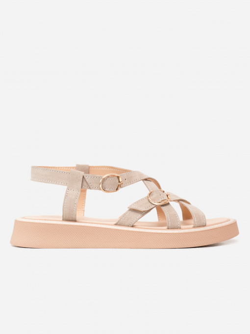 Сандалии ISSA Plus модель OB2-265_beige Фото