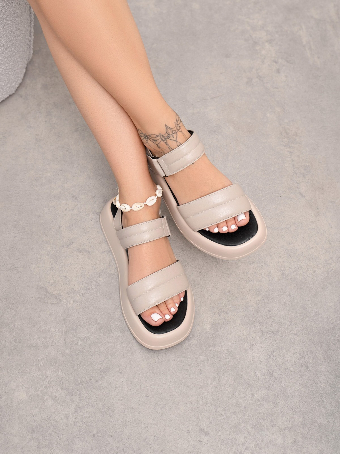 Сандалії ISSA Plus модель OB2-266_beige Фото