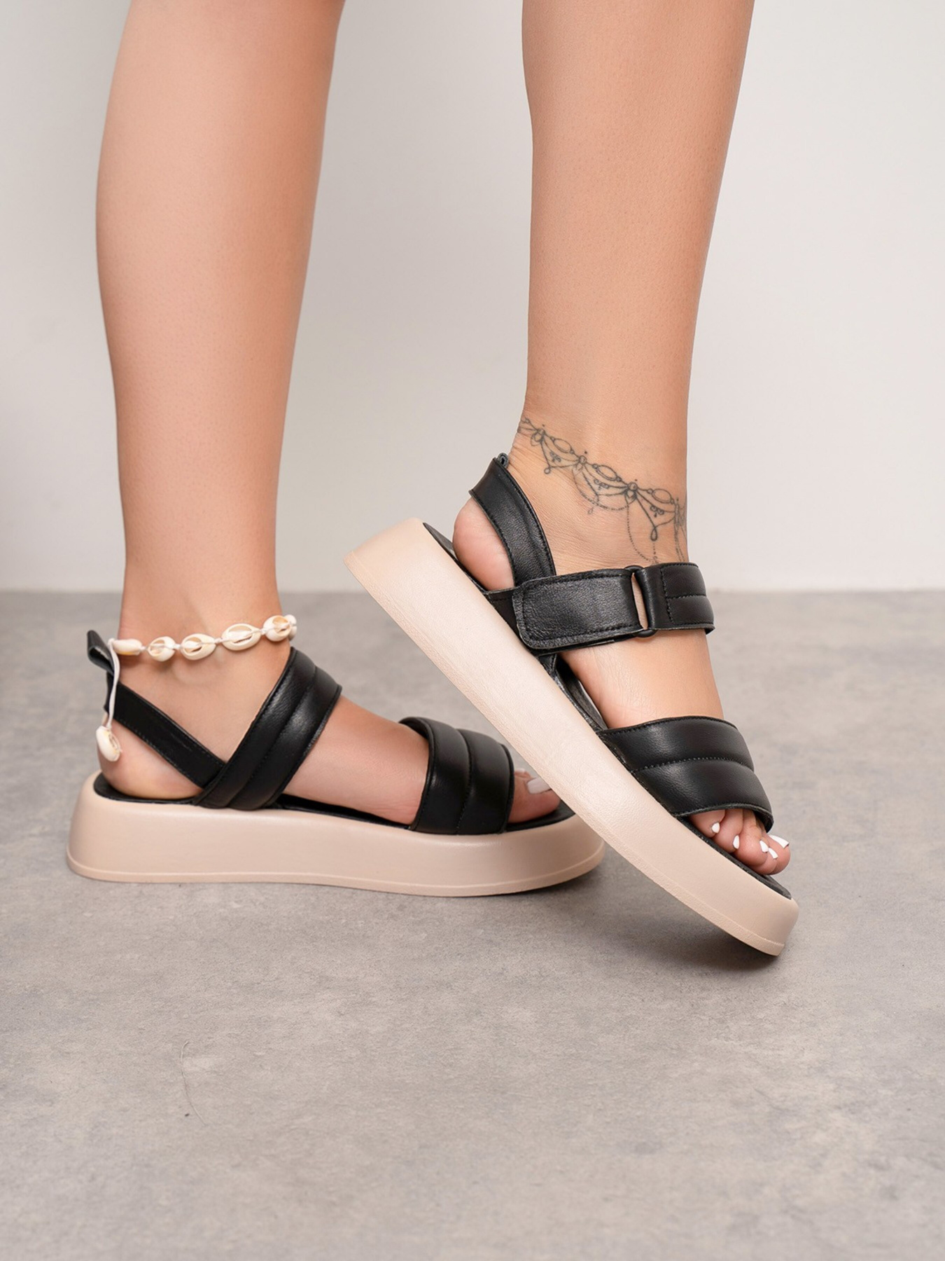 Сандалии ISSA Plus модель OB2-266_black Фото