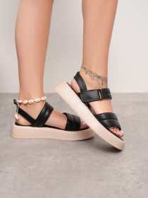 Сандалии ISSA Plus модель OB2-266_black Фото