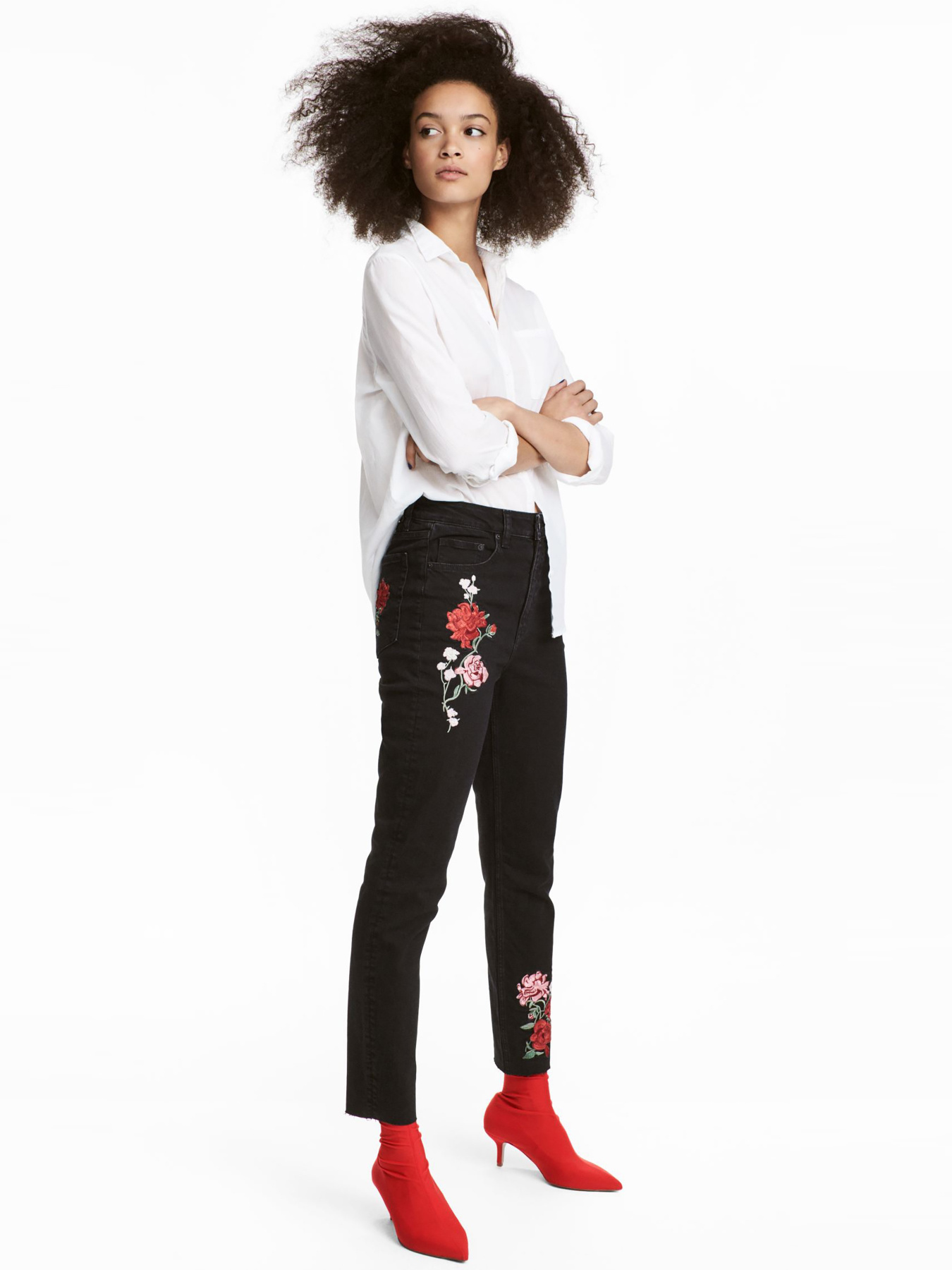 Зауженные джинсы H&M модель 68026 Фото