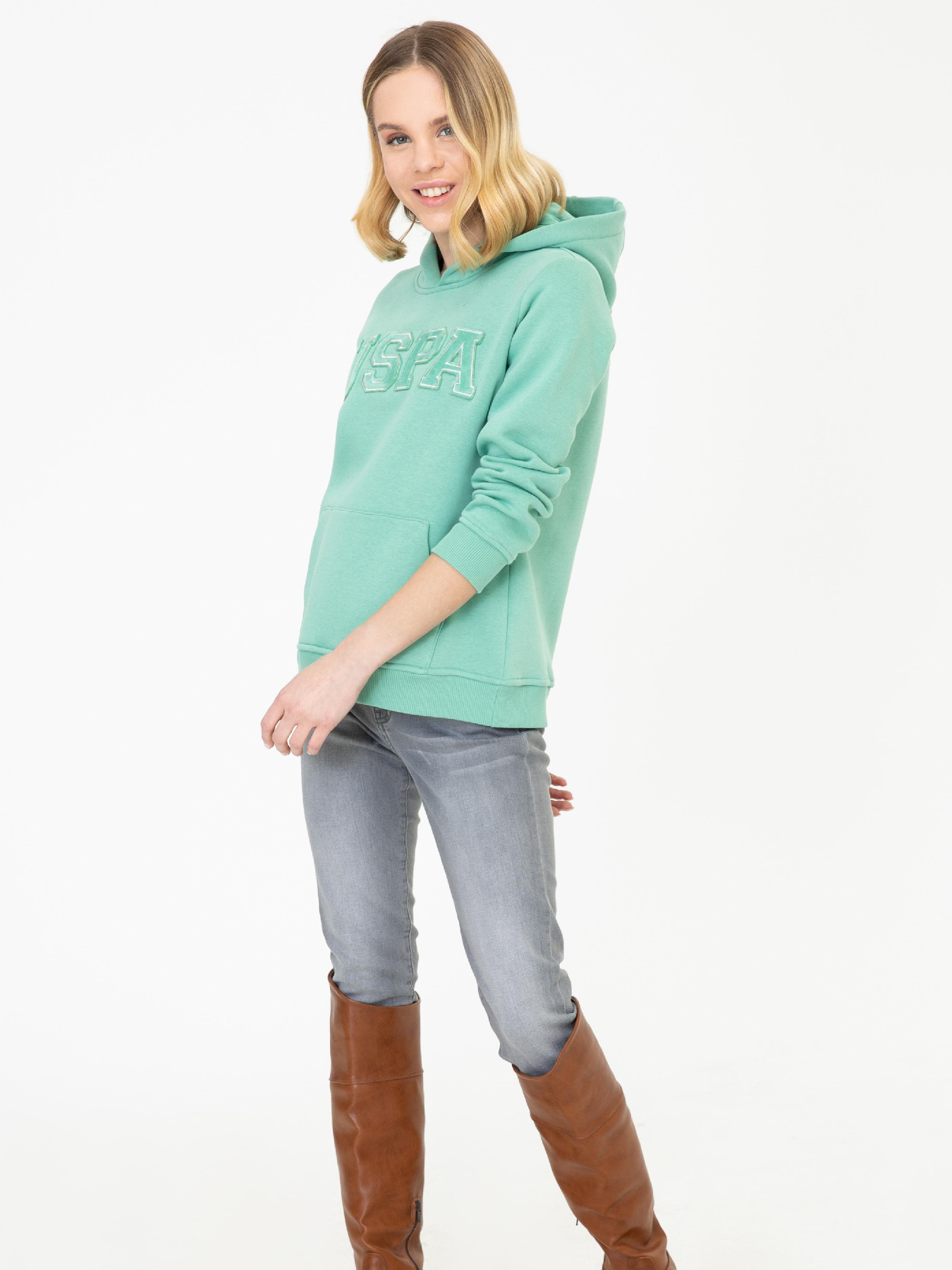 Худи US Polo модель G082SZ082.000.1349768.VR090 Фото