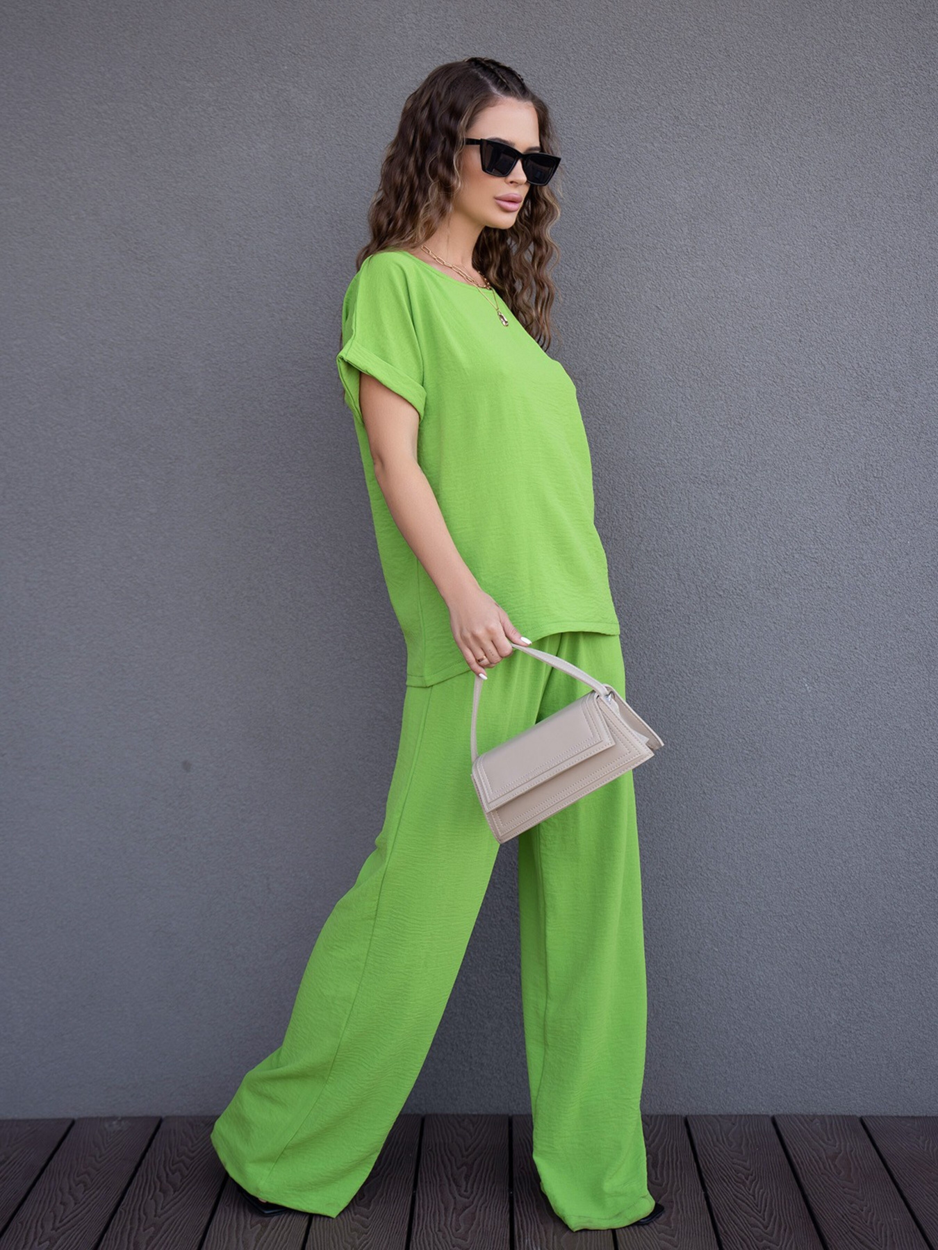 Костюм ISSA Plus модель 12766_green Фото